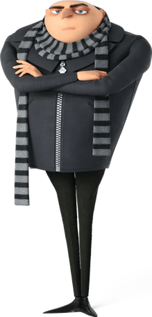 This is the Avatar Image for the Gru (Despicable Me) AI Voice and Text to Speech Generator